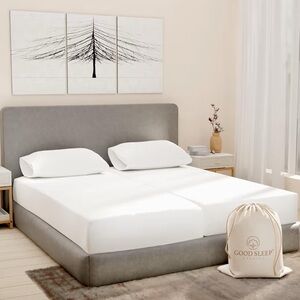 Split King Sheets Sets for Adjustable Bed Cotton, Luxury Sheetss, 1000 TC Egy...